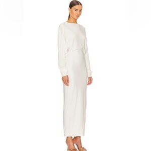 Helsa backless jersey dress